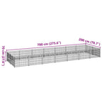 Perrera plateada 14 m² acero