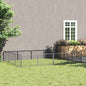 Perrera plateada 10 m² acero