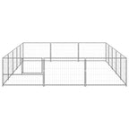 Perrera plateada 15 m² acero