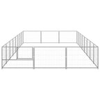 Perrera plateada 24 m² acero