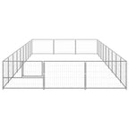 Perrera plateada 27 m² acero