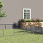 Perrera plateada 42 m² acero