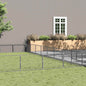 Perrera plateada 42 m² acero