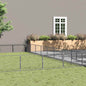 Perrera plateada 80 m² acero