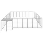 Perrera plateada 30,25 m² acero