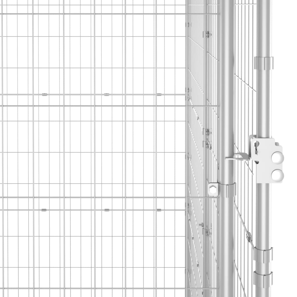 Perrera de exterior de acero galvanizado 14,52 m²
