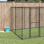 Perrera de exterior de acero 26,62 m²