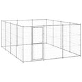 Perrera de exterior de acero galvanizado 14,52 m²
