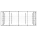 Perrera de exterior de acero galvanizado 14,52 m²