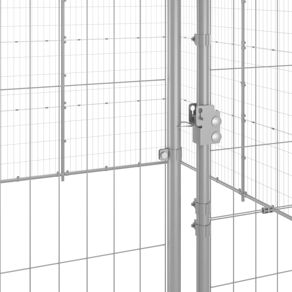 Perrera de exterior de acero galvanizado 53,24 m²