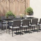 Mesa de jardín de ratán sintético beige 123x60x74 cm