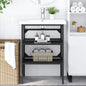 White iron sink structure 40x38x31 cm