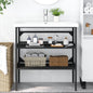 White iron sink structure 40x38x31 cm