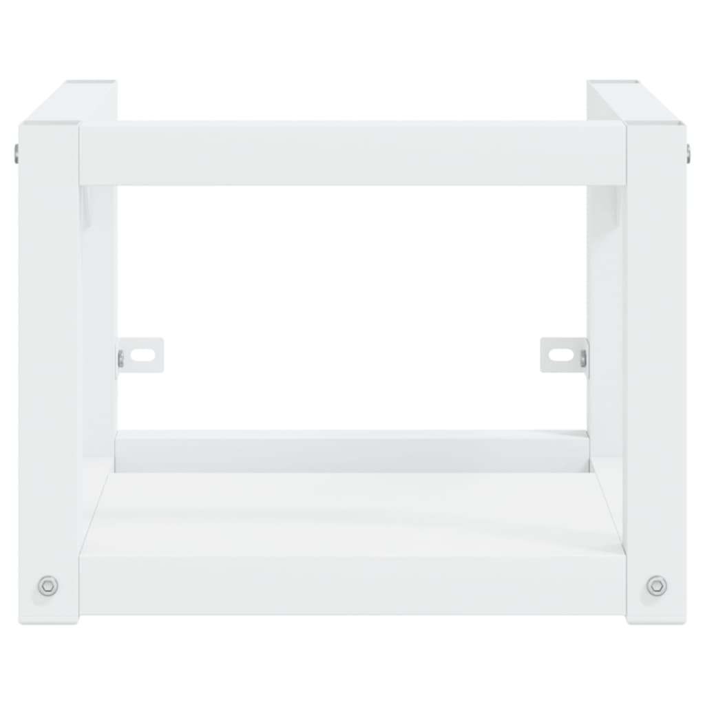 Estructura de lavabo suspendido hierro blanco 40x38x31 cm