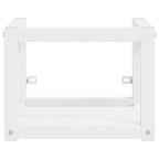 Estructura de lavabo suspendido hierro blanco 40x38x31 cm