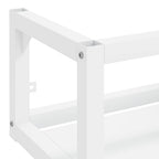 Estructura de lavabo suspendido hierro blanco 40x38x31 cm