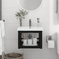 Estructura de lavabo suspendido hierro blanco 40x38x31 cm