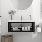 Estructura de lavabo suspendido hierro blanco 40x38x31 cm