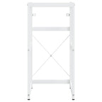 Estructura de lavabo de hierro blanco 40x38x31 cm