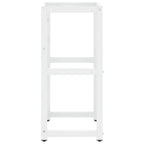 Estructura de lavabo de hierro blanco 40x38x31 cm