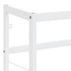Estructura de lavabo de hierro blanco 40x38x31 cm