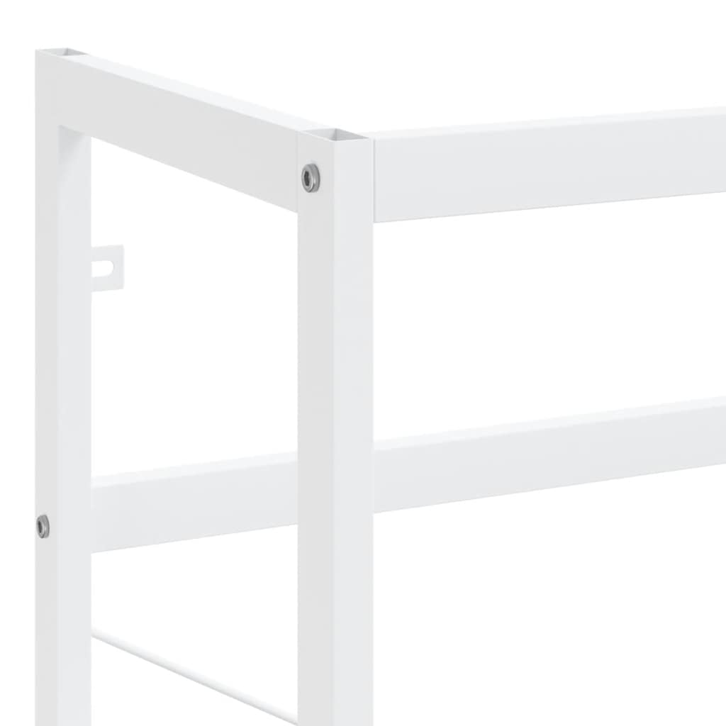 Estructura de lavabo de hierro blanco 40x38x31 cm