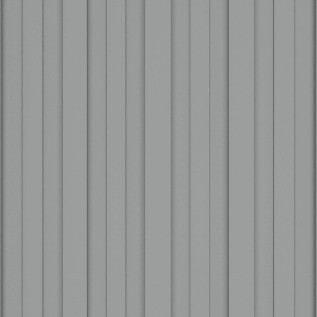 Panel de techo 12 pcs Gris 100 x 45 cm Acero galvanizado