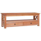 Mueble de TV con luces LED 2 uds gris hormigón 60x35x15,5 cm