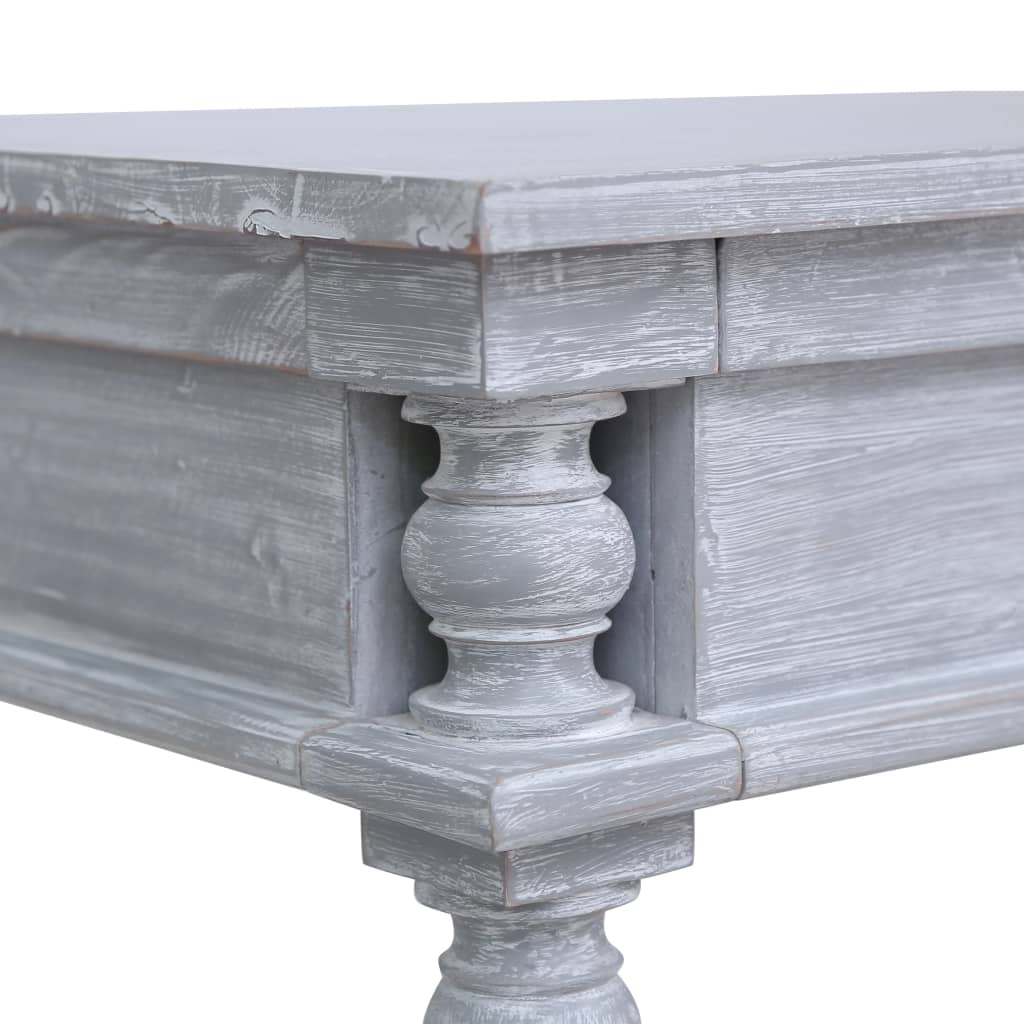 Escritorio de madera maciza de caoba 115x50x78 cm