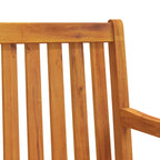 Banco balancín de jardín 110 cm madera maciza acacia