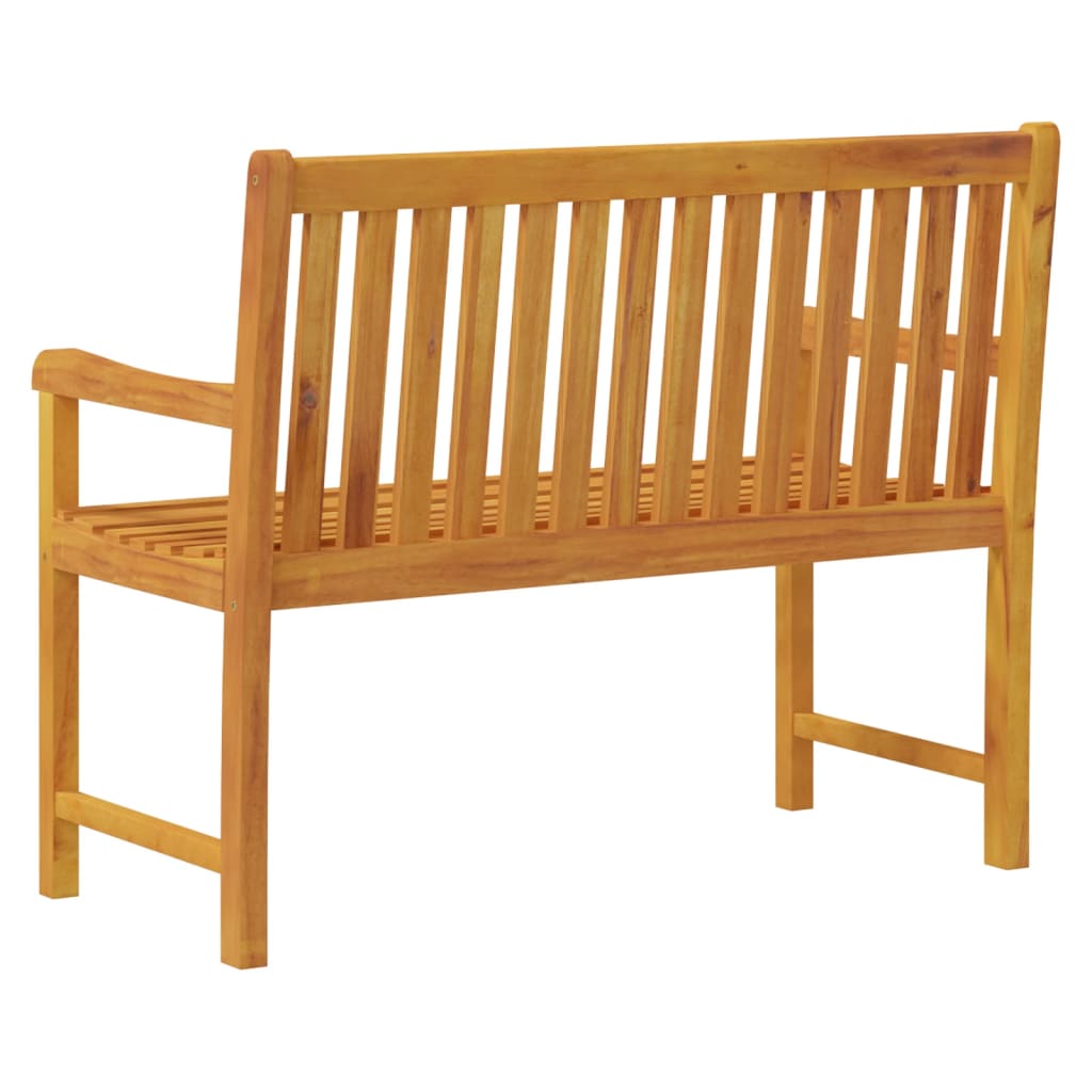 Banco de jardín 110 cm madera maciza acacia