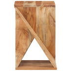Mesa auxiliar madera maciza de acacia 35x35x55 cm