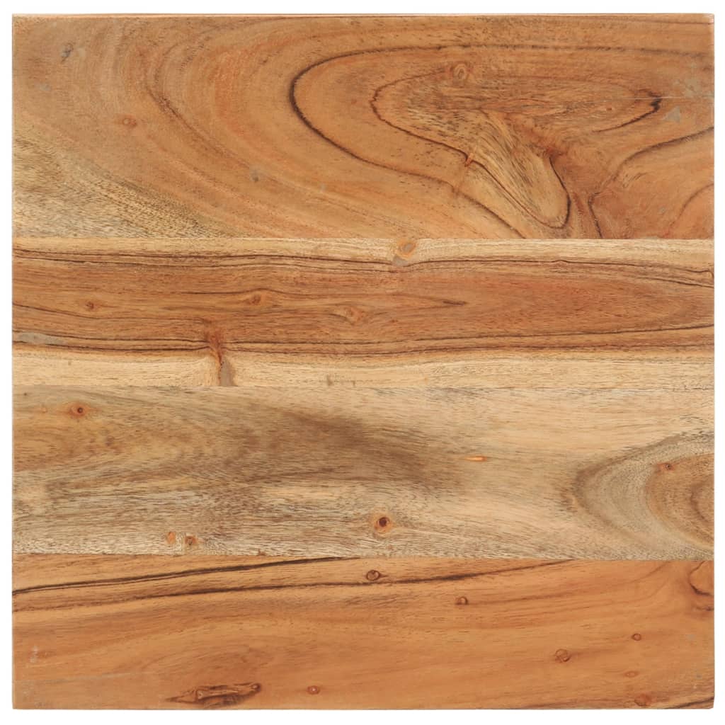 Mesa auxiliar madera maciza de acacia 35x35x55 cm