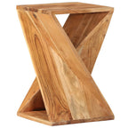 Mesa auxiliar madera maciza de acacia 35x35x55 cm