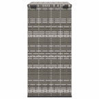Baúl de cojines para jardín de ratán PE gris 100x49x103,5 cm