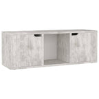 Mueble de TV madera de ingeniería hormigón 88,5x27,5x30,5 cm