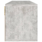 Mueble de TV madera de ingeniería hormigón 88,5x27,5x30,5 cm