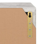 Mueble de TV madera de ingeniería hormigón 88,5x27,5x30,5 cm