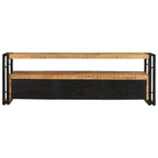 Mueble de TV madera maciza de mango 120x30x40 cm