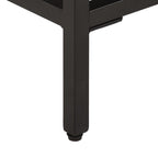 Mesa auxiliar madera maciza reciclada 40x30x51 cm