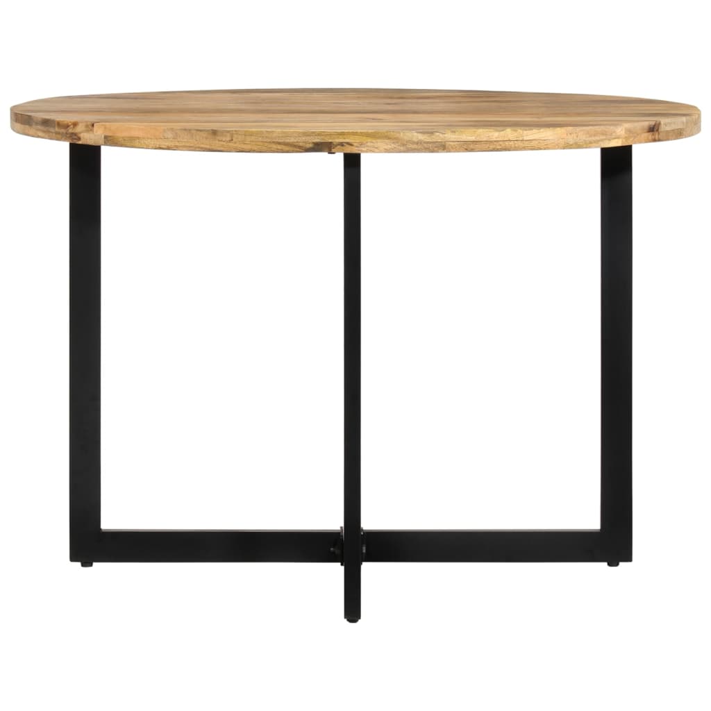 Mesa de comedor madera maciza de mango 110x75 cm