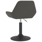 Taburete de cocina de terciopelo gris oscuro
