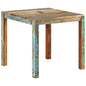 Mesa de jantar em madeira maciça reciclada 82x80x76 cm