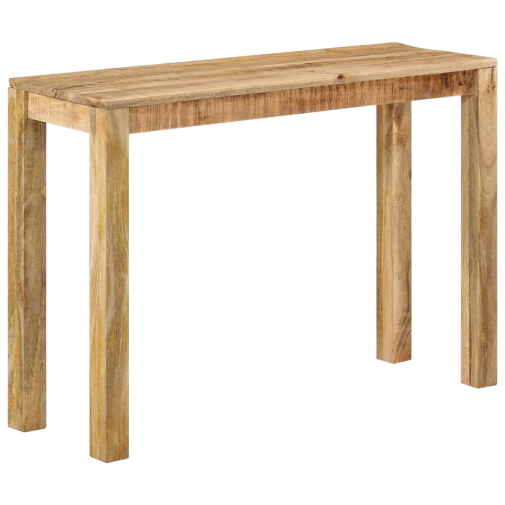 Mesa consola de madera de mango rugosa 110x35x76 cm