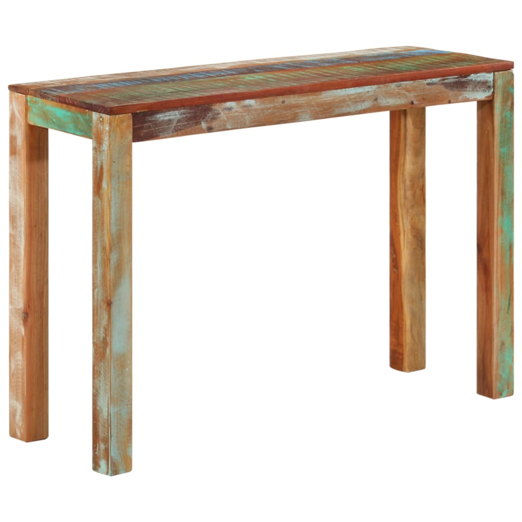 Rough mango wood console table 110x35x76 cm