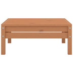 Juego muebles de jardín 6 pzas madera maciza pino marrón miel