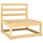 Muebles de jardín 10 pzas cojines antracita madera maciza pino