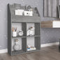 Engineered Wood Kids Magazine Rack 71x30x114 cm