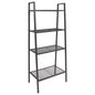 Estantería de escalera 4 niveles metal gris antracita