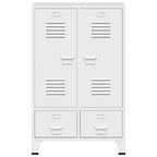 Armario industrial acero blanco 67x35x107 cm